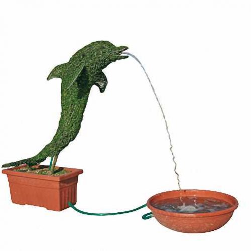 Topiary Dolphin Water Feature Complete (Ligustrum Jonandrum)