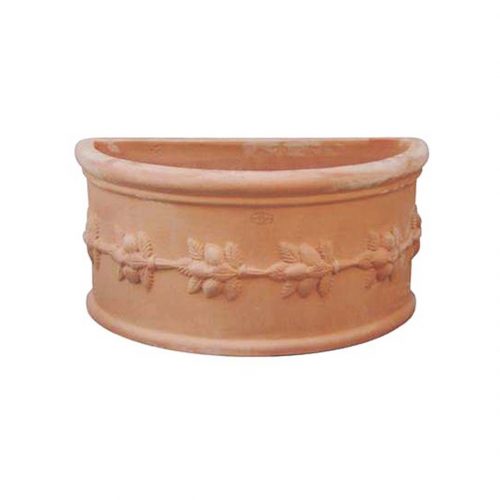 Decorated Half-sized Pot