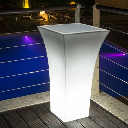 Lighted Patio Pot