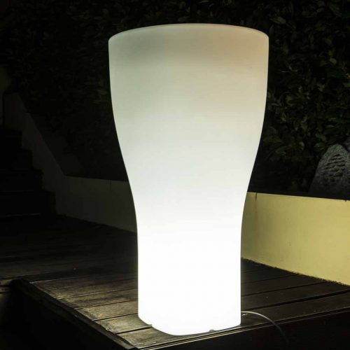 'Domus' Lighted Cylinder Planter