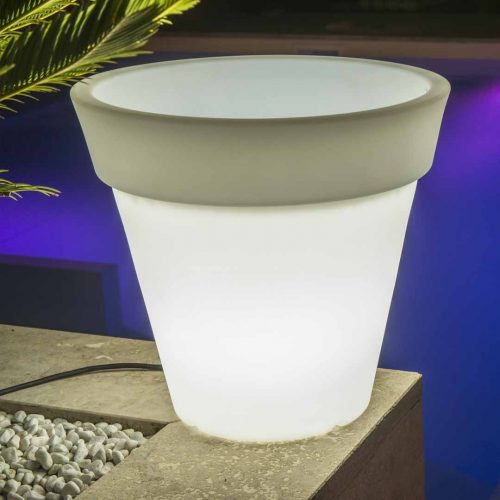 'Pegasus' Lighted Round Pot