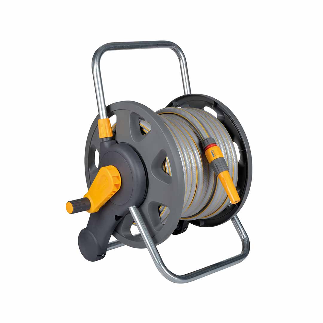 Assembled 2-in-1 Hose Reel (60m) with Hose