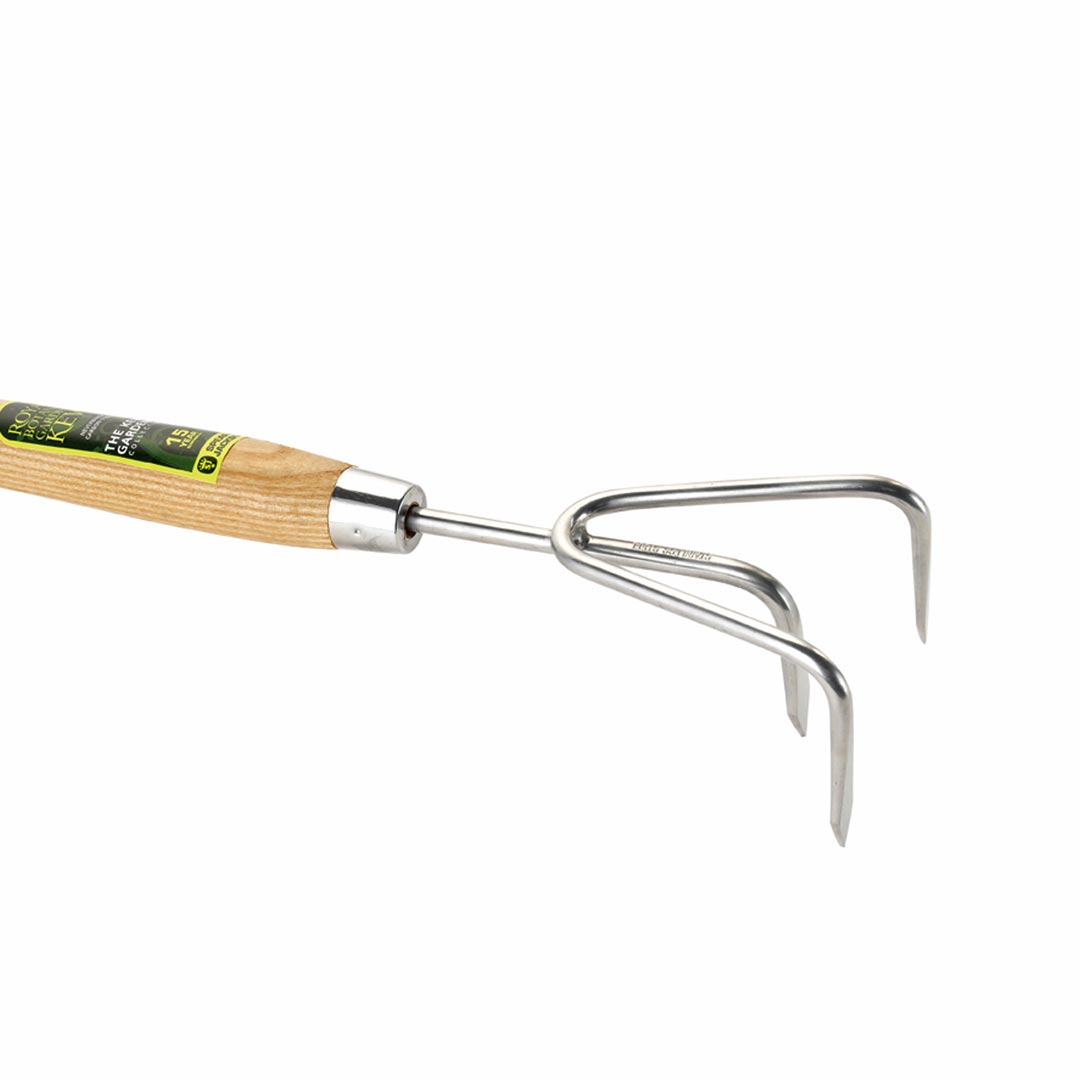 The Kew Gardens Collection Neverbend Stainless Midi 3 prong Cultivator ...