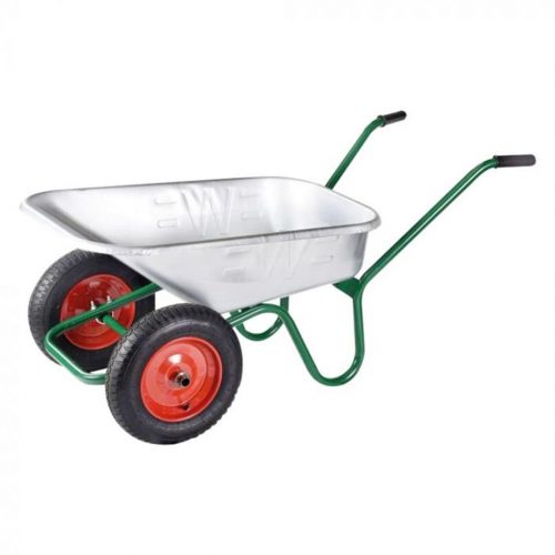 90L Galvanised Windsor Twin Wheelbarrow