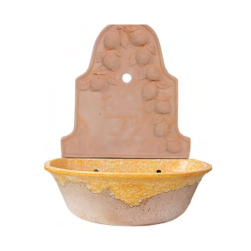 Majolica Galestro Country Fountain