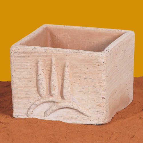 Cypresses and Hills Low Square Planter