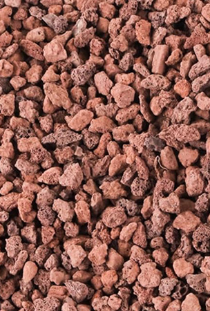 Red volcanic gravel, 5-10mm, Ornamental Gravel, Gravel for Garden