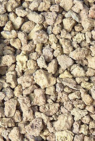 Yellow Volcanic Gravel, 10-18mm, Ornamental Gravel, Gravel for Garden