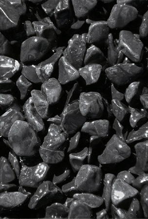 Black Pebbles, 15-25mm, Ornamental Pebbles, Pebbles for Garden