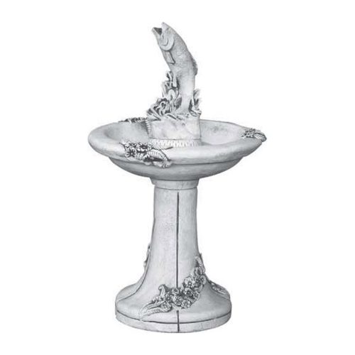 Summer Fountain With Fish